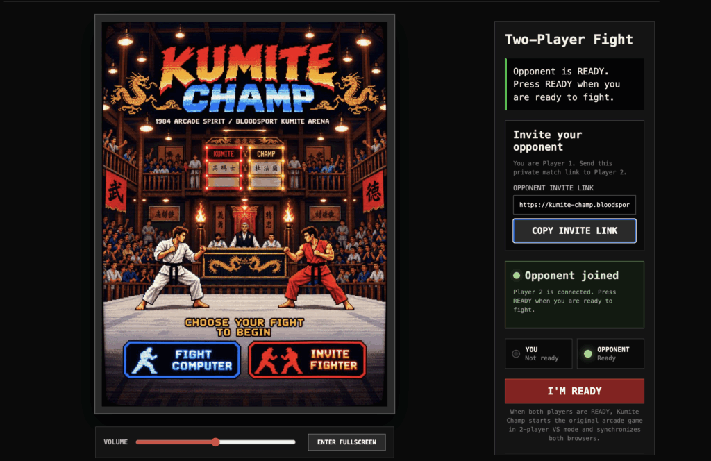 Ready to Fight KUMITE CHAMP